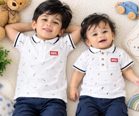 Royal white polo T-shirt